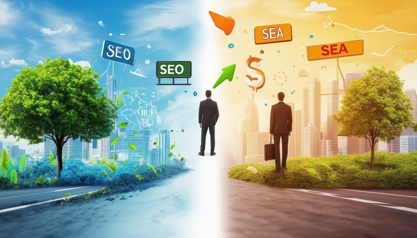 découvrez les différences entre le seo et le sea pour optimiser la visibilité de votre entreprise. apprenez à choisir la stratégie la plus adaptée à vos objectifs marketing, en équilibrant référencement naturel et publicité payante.